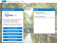 Tablet Screenshot of ictkring-delft.nl